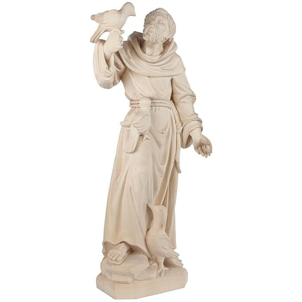 Heiliger Franziskus von Assisi_holzgeschnitzt_natur