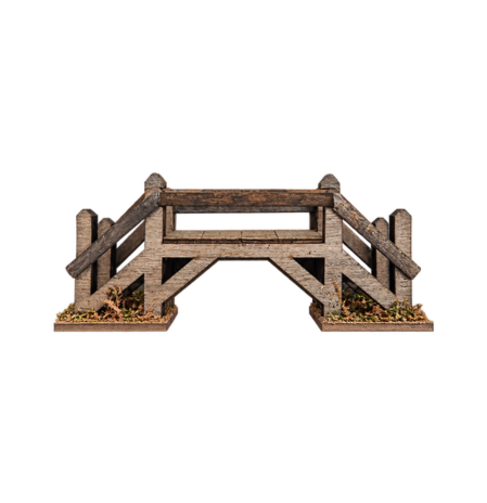 Rabbit hutch for a nativity scene