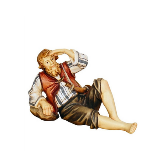 Kostner krippe_Hirte liegend_color