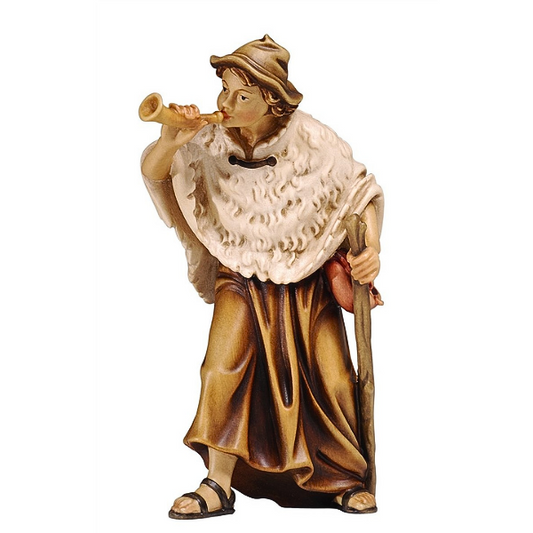 Kostner krippe_Hirte mit Horn_color