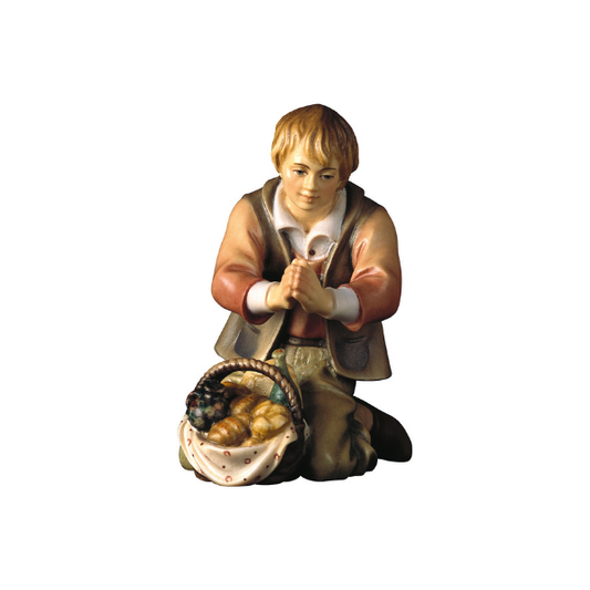 hirt i hirtenkrippe holzgeschnitzt color