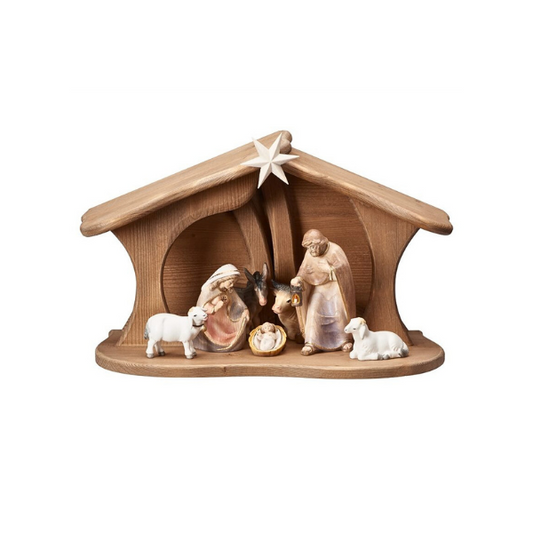 Pema Nativity Set 9 pieces in the family stable Luce