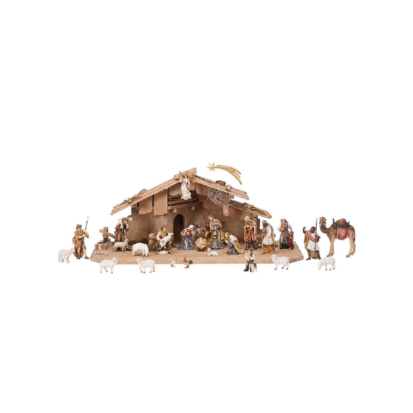 Kostner Nativity Set 29 pieces in the stable Holy Night