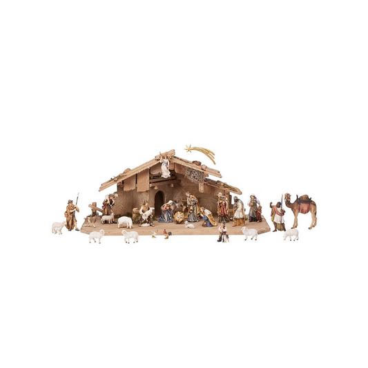 Kostner Nativity Set 29 pieces in the stable Holy Night