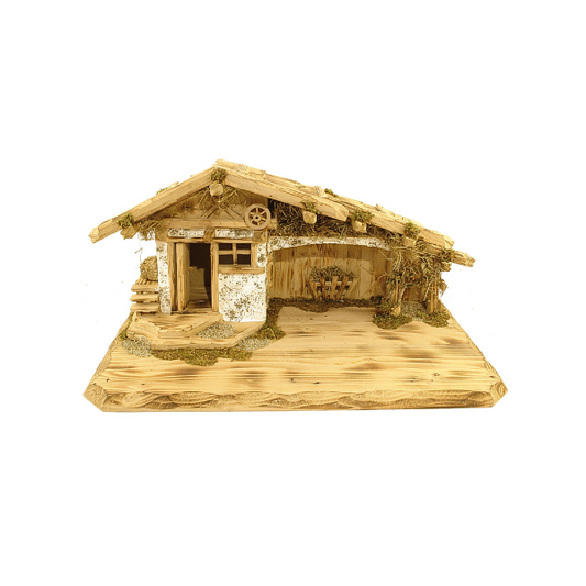 Alpine Nativity Stable Zillertal