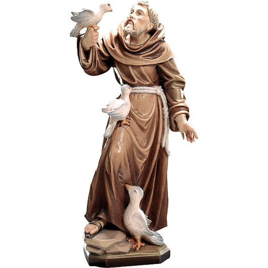 Heiliger Franziskus von Assisi_holzgeschnitzt_color